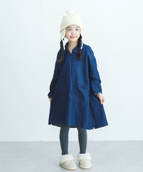 URBAN RESEARCH DOORS / アーバンリサーチ ドアーズ ワンピース | デニムミニワンピース(KIDS) | 詳細11