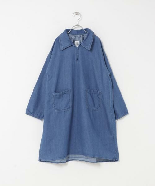 URBAN RESEARCH DOORS / アーバンリサーチ ドアーズ ワンピース | 『WEB/一部店舗限定』デニムミニワンピース(KIDS) | 詳細1