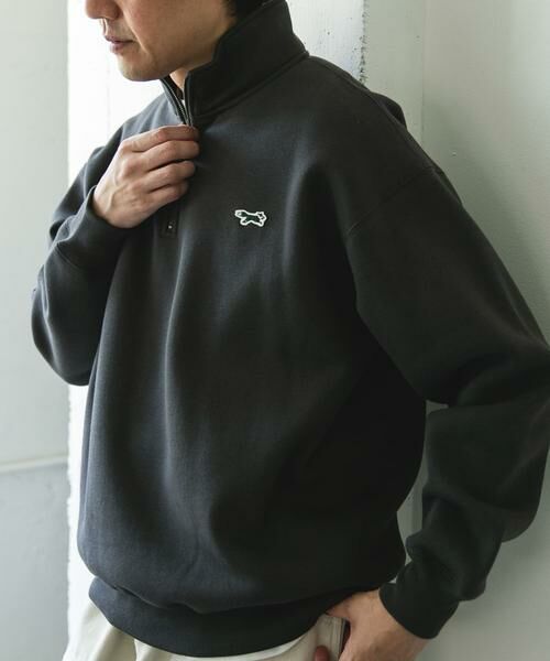URBAN RESEARCH DOORS / アーバンリサーチ ドアーズ スウェット | 『XLサイズ/WEB限定』『別注』PENNEYS×DOORS　THE FOX ハーフジップスウェット | 詳細3
