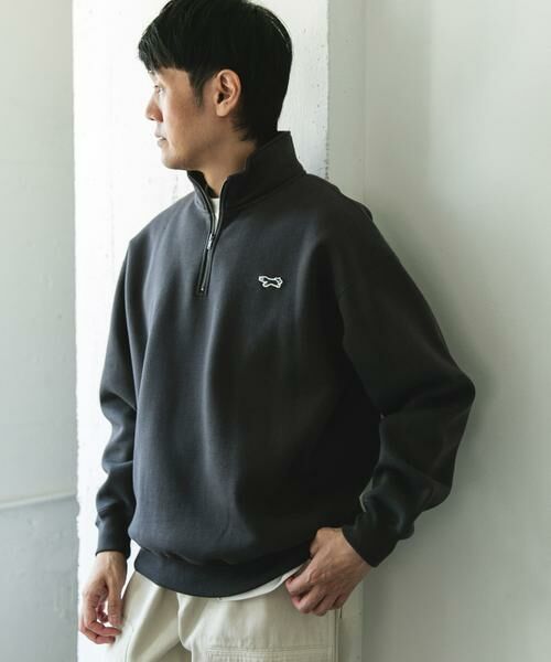 URBAN RESEARCH DOORS / アーバンリサーチ ドアーズ スウェット | 『XLサイズ/WEB限定』『別注』PENNEYS×DOORS　THE FOX ハーフジップスウェット | 詳細4