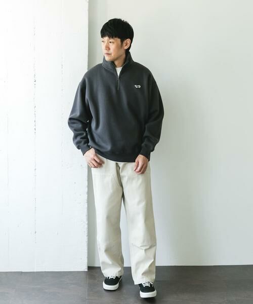 URBAN RESEARCH DOORS / アーバンリサーチ ドアーズ スウェット | 『XLサイズ/WEB限定』『別注』PENNEYS×DOORS　THE FOX ハーフジップスウェット | 詳細5