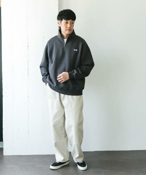 URBAN RESEARCH DOORS / アーバンリサーチ ドアーズ スウェット | 『XLサイズ/WEB限定』『別注』PENNEYS×DOORS　THE FOX ハーフジップスウェット | 詳細6