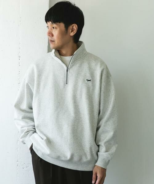 URBAN RESEARCH DOORS / アーバンリサーチ ドアーズ スウェット | 『XLサイズ/WEB限定』『別注』PENNEYS×DOORS　THE FOX ハーフジップスウェット | 詳細16