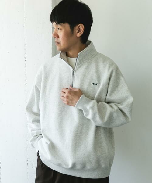 URBAN RESEARCH DOORS / アーバンリサーチ ドアーズ スウェット | 『XLサイズ/WEB限定』『別注』PENNEYS×DOORS　THE FOX ハーフジップスウェット | 詳細17