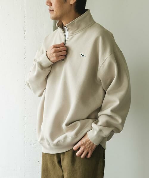 URBAN RESEARCH DOORS / アーバンリサーチ ドアーズ スウェット | 『XLサイズ/WEB限定』『別注』PENNEYS×DOORS　THE FOX ハーフジップスウェット | 詳細27