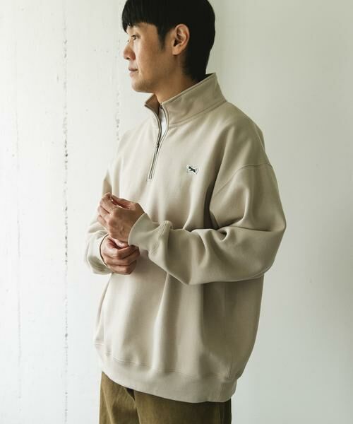 URBAN RESEARCH DOORS / アーバンリサーチ ドアーズ スウェット | 『XLサイズ/WEB限定』『別注』PENNEYS×DOORS　THE FOX ハーフジップスウェット | 詳細29