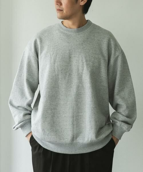 URBAN RESEARCH DOORS / アーバンリサーチ ドアーズ スウェット | commpost 反毛裏毛クルーネックスウェット | 詳細1