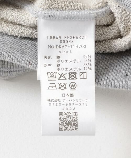URBAN RESEARCH DOORS / アーバンリサーチ ドアーズ スウェット | commpost 反毛裏毛クルーネックスウェット | 詳細16