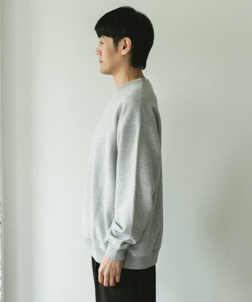 URBAN RESEARCH DOORS / アーバンリサーチ ドアーズ スウェット | commpost 反毛裏毛クルーネックスウェット | 詳細9