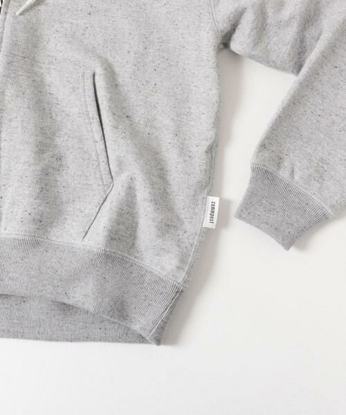 URBAN RESEARCH DOORS / アーバンリサーチ ドアーズ パーカー | commpost　反毛裏毛ジップフーディ | 詳細13