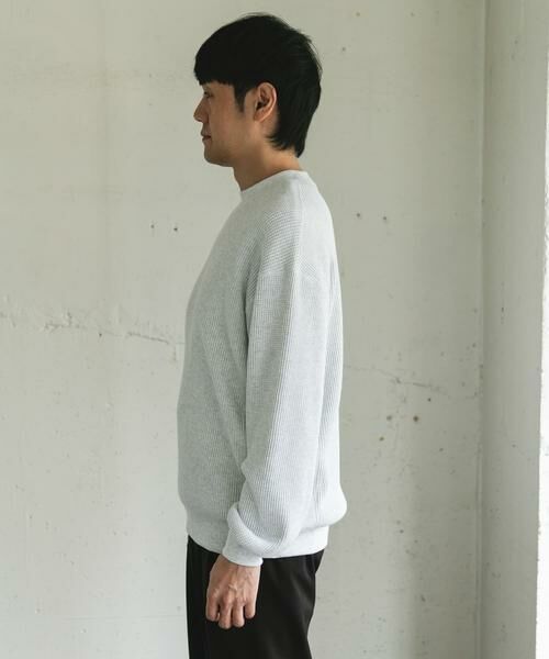 URBAN RESEARCH DOORS / アーバンリサーチ ドアーズ Tシャツ | 『UR TECH』ワッフルロングスリーブTシャツ | 詳細23