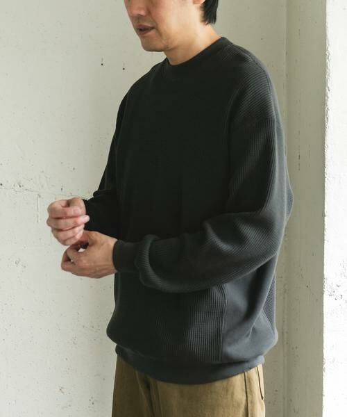 URBAN RESEARCH DOORS / アーバンリサーチ ドアーズ Tシャツ | 『UR TECH』ワッフルロングスリーブTシャツ | 詳細28