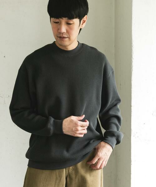 URBAN RESEARCH DOORS / アーバンリサーチ ドアーズ Tシャツ | 『UR TECH』ワッフルロングスリーブTシャツ | 詳細29