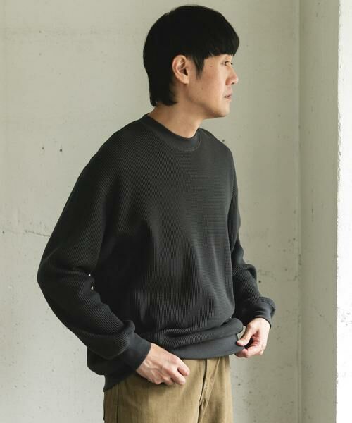 URBAN RESEARCH DOORS / アーバンリサーチ ドアーズ Tシャツ | 『UR TECH』ワッフルロングスリーブTシャツ | 詳細30