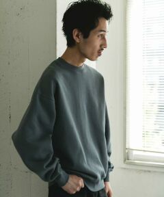 URBAN RESEARCH DOORS / アーバンリサーチ ドアーズ スウェット | 『UR TECH』ピグメントダイ裏起毛スウェット