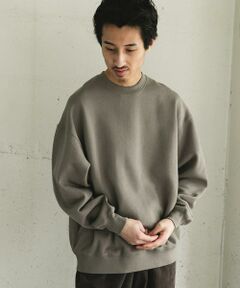 URBAN RESEARCH DOORS / アーバンリサーチ ドアーズ スウェット | ピグメントダイ裏起毛スウェット
