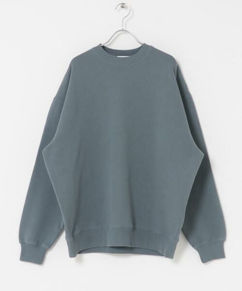 URBAN RESEARCH DOORS / アーバンリサーチ ドアーズ スウェット | 『UR TECH』ピグメントダイ裏起毛スウェット | 詳細11