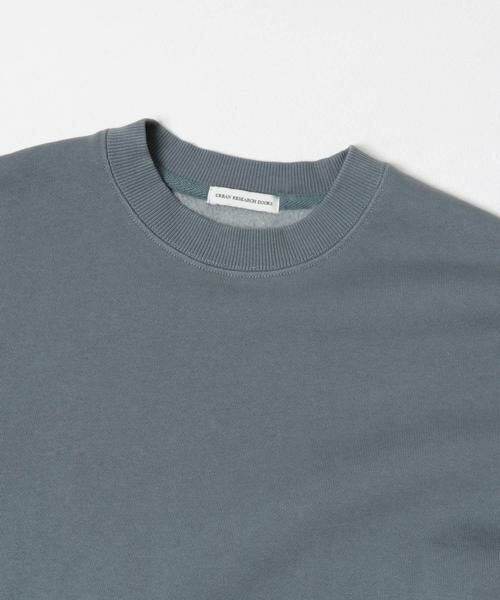 URBAN RESEARCH DOORS / アーバンリサーチ ドアーズ スウェット | 『UR TECH』ピグメントダイ裏起毛スウェット | 詳細12