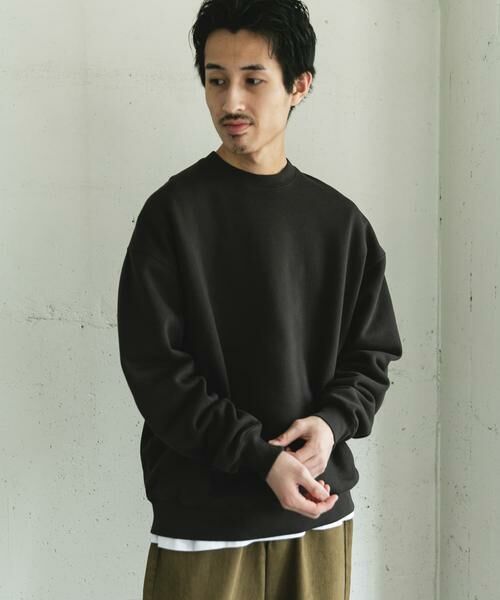 URBAN RESEARCH DOORS / アーバンリサーチ ドアーズ スウェット | 『UR TECH』ピグメントダイ裏起毛スウェット | 詳細19