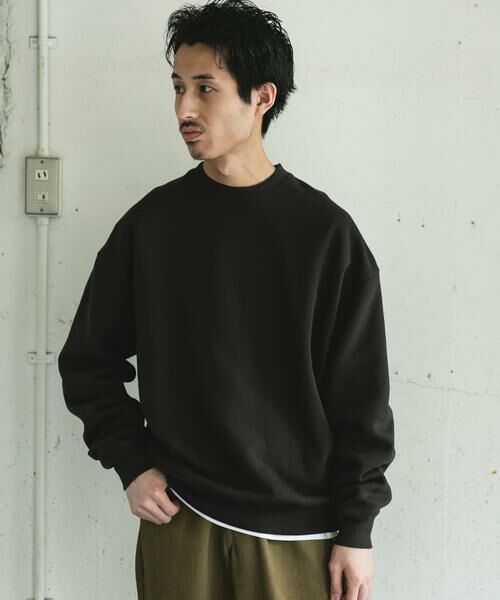 URBAN RESEARCH DOORS / アーバンリサーチ ドアーズ スウェット | 『UR TECH』ピグメントダイ裏起毛スウェット | 詳細21