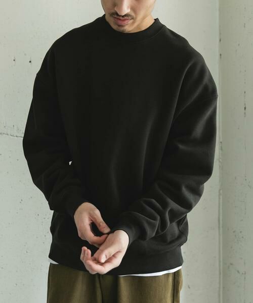URBAN RESEARCH DOORS / アーバンリサーチ ドアーズ スウェット | 『UR TECH』ピグメントダイ裏起毛スウェット | 詳細22