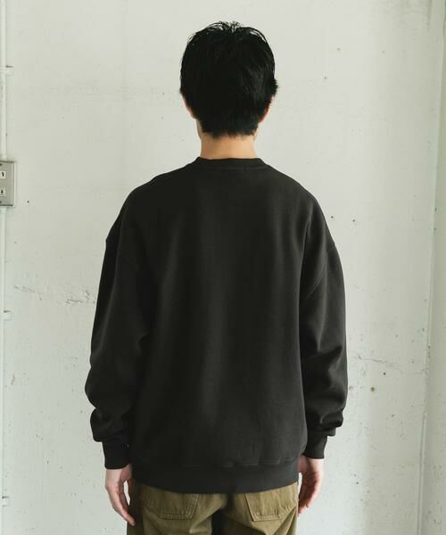 URBAN RESEARCH DOORS / アーバンリサーチ ドアーズ スウェット | 『UR TECH』ピグメントダイ裏起毛スウェット | 詳細27