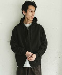 URBAN RESEARCH DOORS / アーバンリサーチ ドアーズ パーカー | ピグメントダイ裏起毛ZIPパーカー