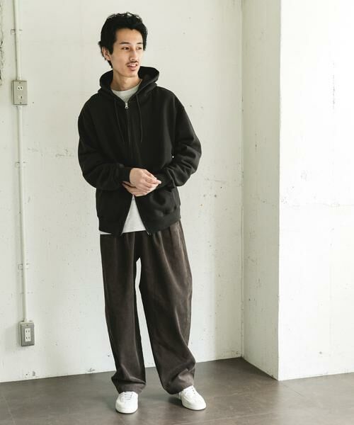 URBAN RESEARCH DOORS / アーバンリサーチ ドアーズ パーカー | 『UR TECH』ピグメントダイ裏起毛ZIPパーカー | 詳細7