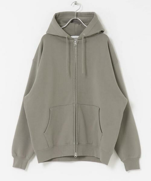 URBAN RESEARCH DOORS / アーバンリサーチ ドアーズ パーカー | 『UR TECH』ピグメントダイ裏起毛ZIPパーカー | 詳細23