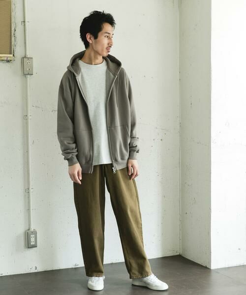 URBAN RESEARCH DOORS / アーバンリサーチ ドアーズ パーカー | 『UR TECH』ピグメントダイ裏起毛ZIPパーカー | 詳細18