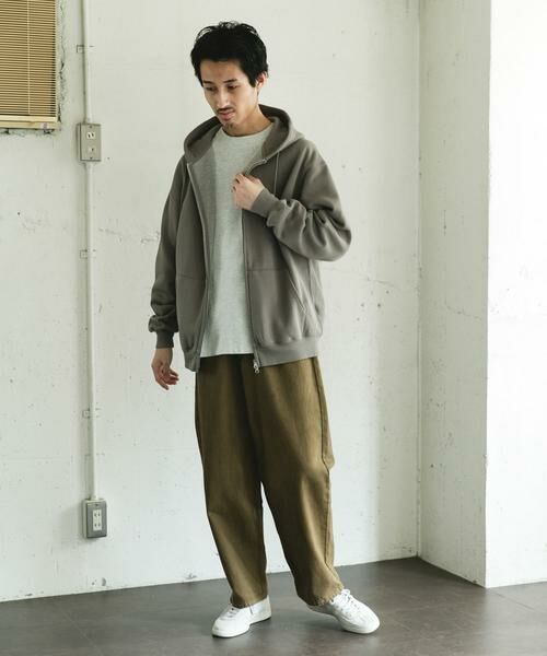 URBAN RESEARCH DOORS / アーバンリサーチ ドアーズ パーカー | 『UR TECH』ピグメントダイ裏起毛ZIPパーカー | 詳細19