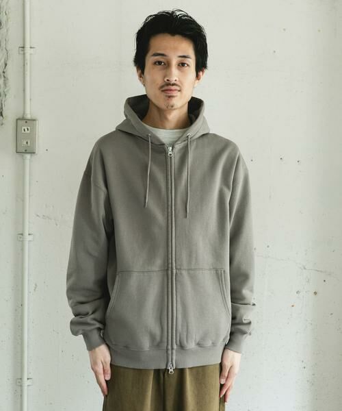 URBAN RESEARCH DOORS / アーバンリサーチ ドアーズ パーカー | 『UR TECH』ピグメントダイ裏起毛ZIPパーカー | 詳細20