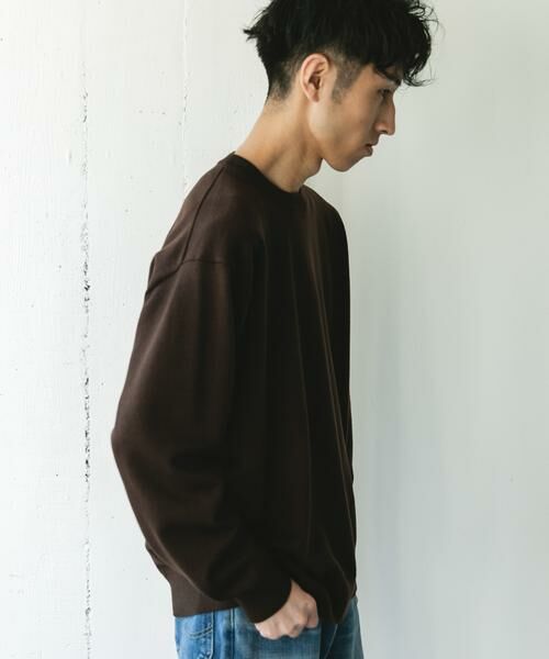 URBAN RESEARCH DOORS / アーバンリサーチ ドアーズ ニット・セーター | 『仁村紗和さん着用』『UR TECH 200日ニット』クルーネック | 詳細10