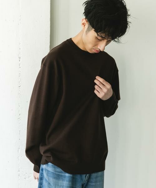 URBAN RESEARCH DOORS / アーバンリサーチ ドアーズ ニット・セーター | 『仁村紗和さん着用』『UR TECH 200日ニット』クルーネック | 詳細11