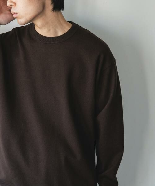 URBAN RESEARCH DOORS / アーバンリサーチ ドアーズ ニット・セーター | 『仁村紗和さん着用』『UR TECH 200日ニット』クルーネック | 詳細5