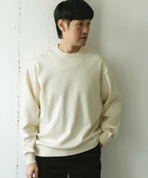 URBAN RESEARCH DOORS / アーバンリサーチ ドアーズ ニット・セーター | 『仁村紗和さん着用』『UR TECH 200日ニット』クルーネック | 詳細11