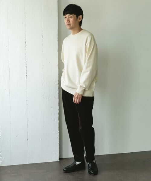 URBAN RESEARCH DOORS / アーバンリサーチ ドアーズ ニット・セーター | 『仁村紗和さん着用』『UR TECH 200日ニット』クルーネック | 詳細12