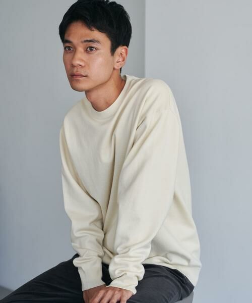 URBAN RESEARCH DOORS / アーバンリサーチ ドアーズ ニット・セーター | 『仁村紗和さん着用』『UR TECH 200日ニット』クルーネック | 詳細5