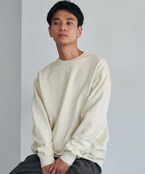 URBAN RESEARCH DOORS / アーバンリサーチ ドアーズ ニット・セーター | 『仁村紗和さん着用』『UR TECH 200日ニット』クルーネック | 詳細6