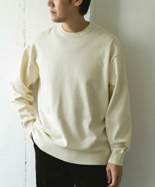 URBAN RESEARCH DOORS / アーバンリサーチ ドアーズ ニット・セーター | 『仁村紗和さん着用』『UR TECH 200日ニット』クルーネック | 詳細9