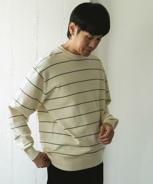 URBAN RESEARCH DOORS / アーバンリサーチ ドアーズ ニット・セーター | 『仁村紗和さん着用』『UR TECH 200日ニット』クルーネック | 詳細27