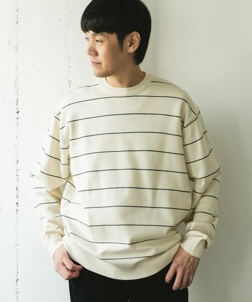 URBAN RESEARCH DOORS / アーバンリサーチ ドアーズ ニット・セーター | 『仁村紗和さん着用』『UR TECH 200日ニット』クルーネック | 詳細24