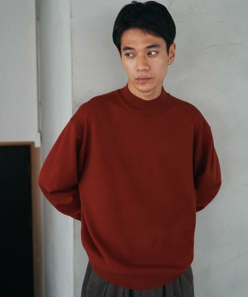 URBAN RESEARCH DOORS / アーバンリサーチ ドアーズ ニット・セーター | 『仁村紗和さん着用』『UR TECH 200日ニット』 モックネック | 詳細10