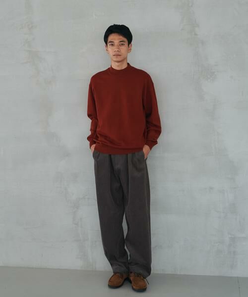 URBAN RESEARCH DOORS / アーバンリサーチ ドアーズ ニット・セーター | 『仁村紗和さん着用』『UR TECH 200日ニット』 モックネック | 詳細11