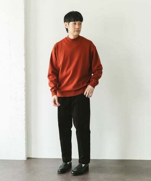 URBAN RESEARCH DOORS / アーバンリサーチ ドアーズ ニット・セーター | 『仁村紗和さん着用』『UR TECH 200日ニット』 モックネック | 詳細18