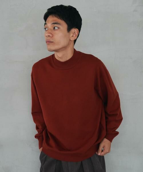 URBAN RESEARCH DOORS / アーバンリサーチ ドアーズ ニット・セーター | 『仁村紗和さん着用』『UR TECH 200日ニット』 モックネック | 詳細5