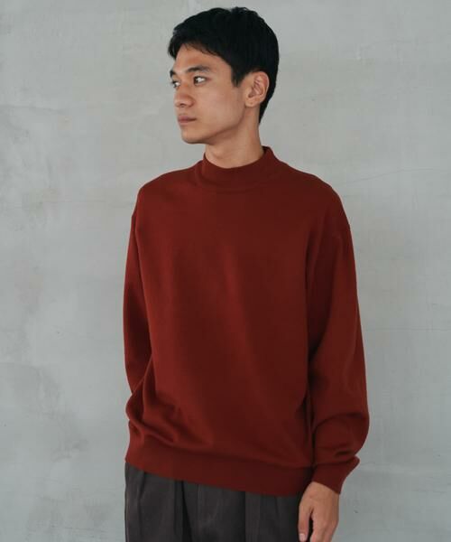 URBAN RESEARCH DOORS / アーバンリサーチ ドアーズ ニット・セーター | 『仁村紗和さん着用』『UR TECH 200日ニット』 モックネック | 詳細6