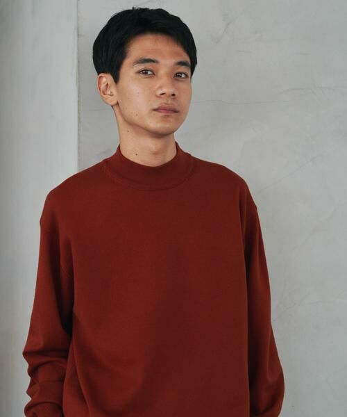 URBAN RESEARCH DOORS / アーバンリサーチ ドアーズ ニット・セーター | 『仁村紗和さん着用』『UR TECH 200日ニット』 モックネック | 詳細9