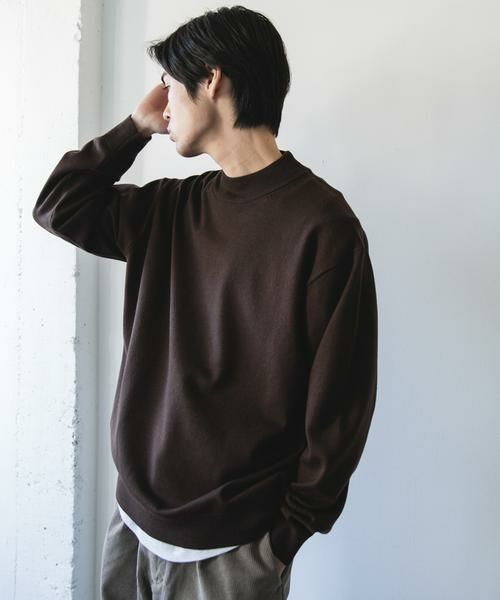 URBAN RESEARCH DOORS / アーバンリサーチ ドアーズ ニット・セーター | 『仁村紗和さん着用』『UR TECH 200日ニット』 モックネック | 詳細24