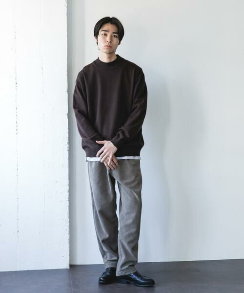 URBAN RESEARCH DOORS / アーバンリサーチ ドアーズ ニット・セーター | 『仁村紗和さん着用』『UR TECH 200日ニット』 モックネック | 詳細27